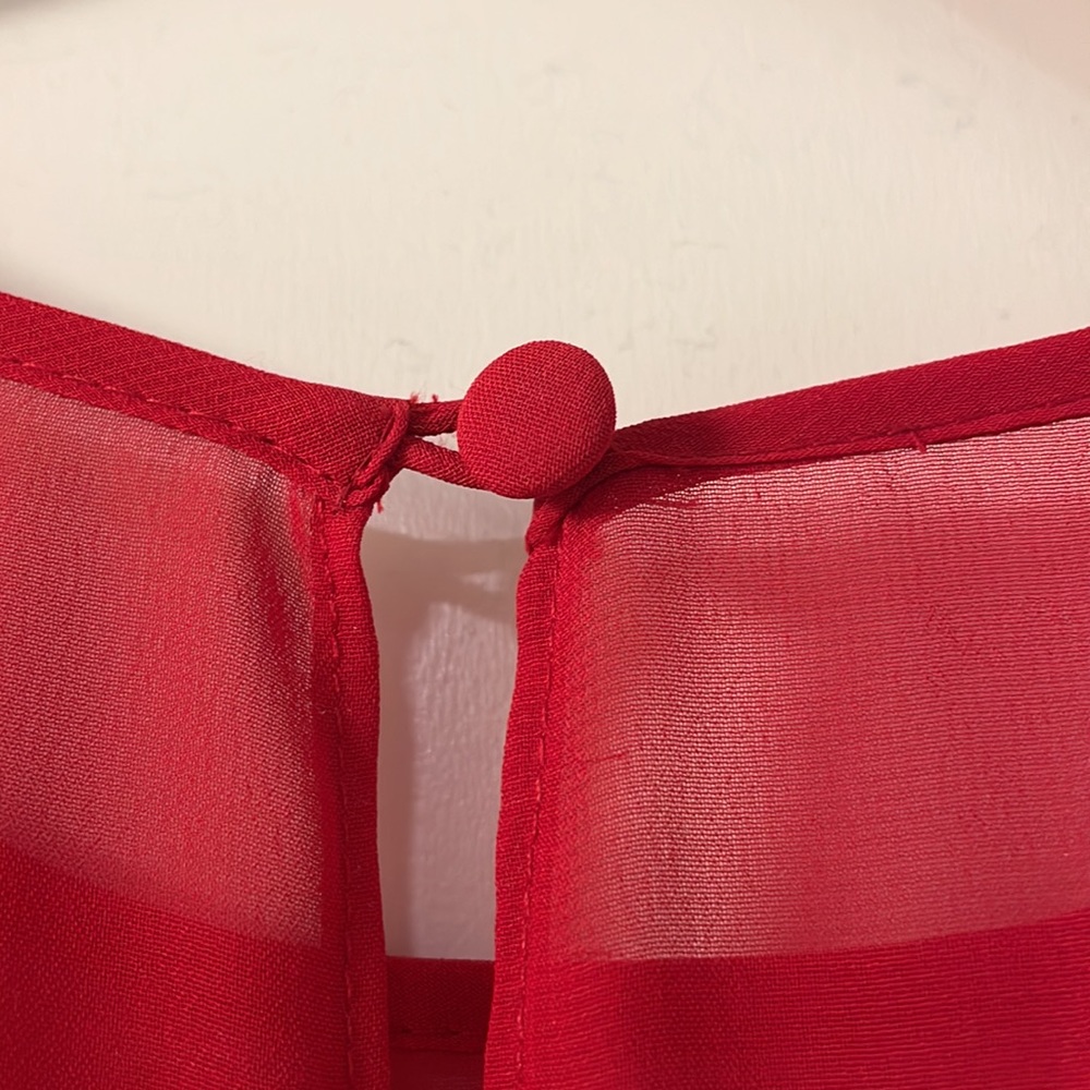 Nwot Marc New York Andrew Marc Red Midi Dress - image 4